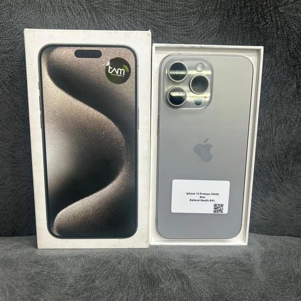 Iphone 15 Promax 256Gb Ibox Normal Fullset