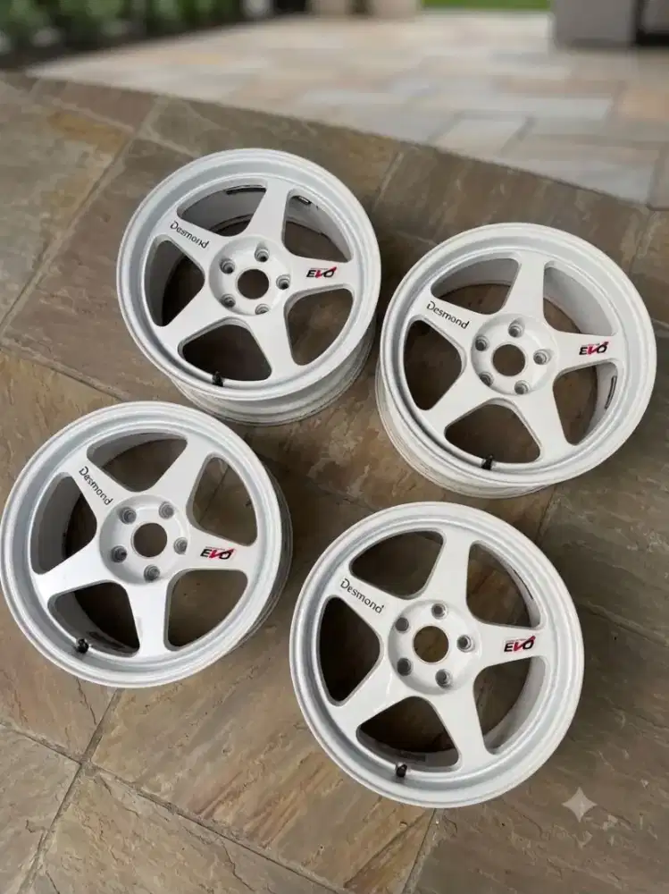Velg Evo Regamaster R17 PCX 5X114  lebar 8 untuk innova creta camry