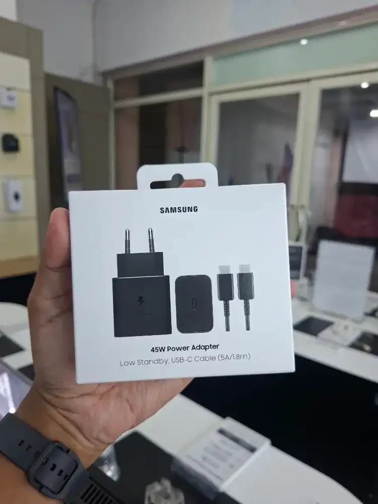 Adaptor Charger Samsung 45 Watt Ori - Baru dan Garansi Resmi