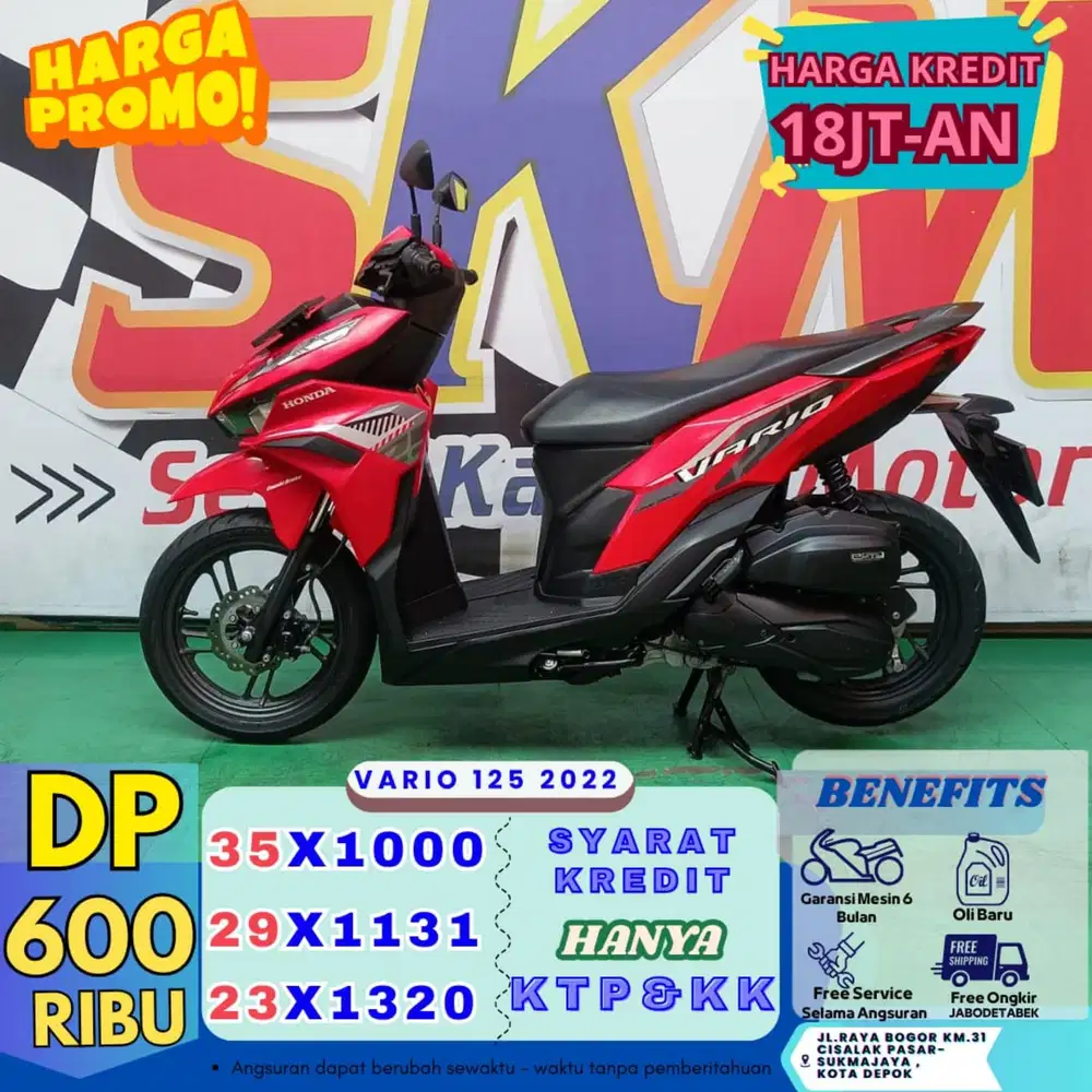 Dp 600rb kredit vario 125 2022 km low
