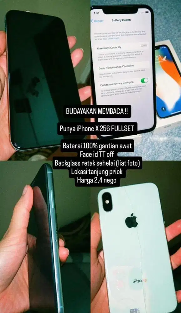 iphone X 256 FULLSET