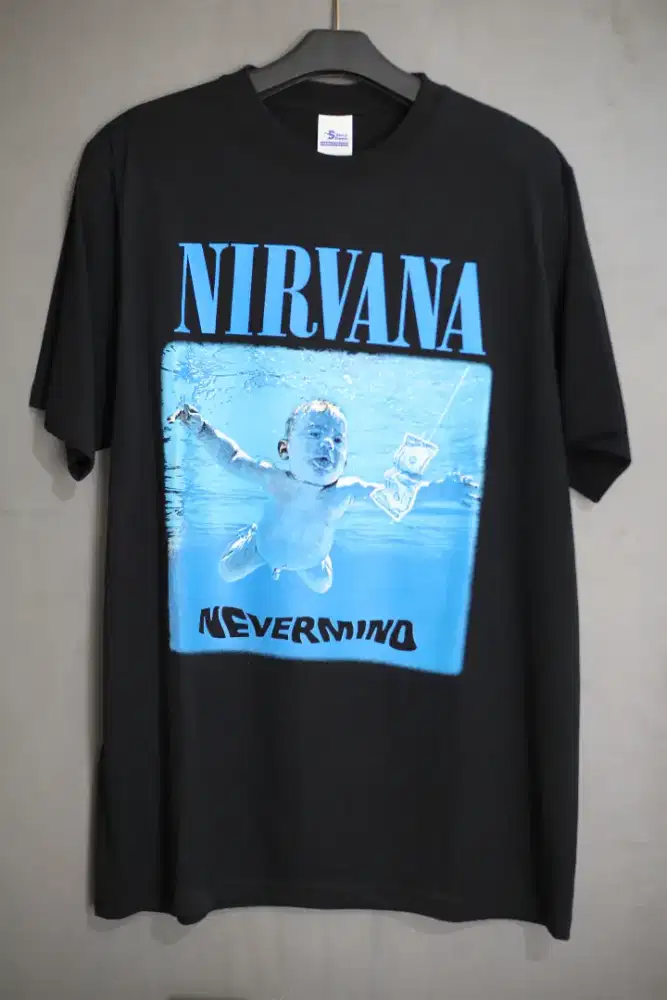 Kaos Band NIRVANA Nevermind hitam