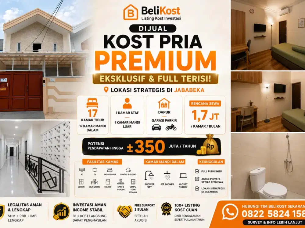 DIJUAL BISNIS KOSAN DI KEMBANGAN JAKARTA BARAT