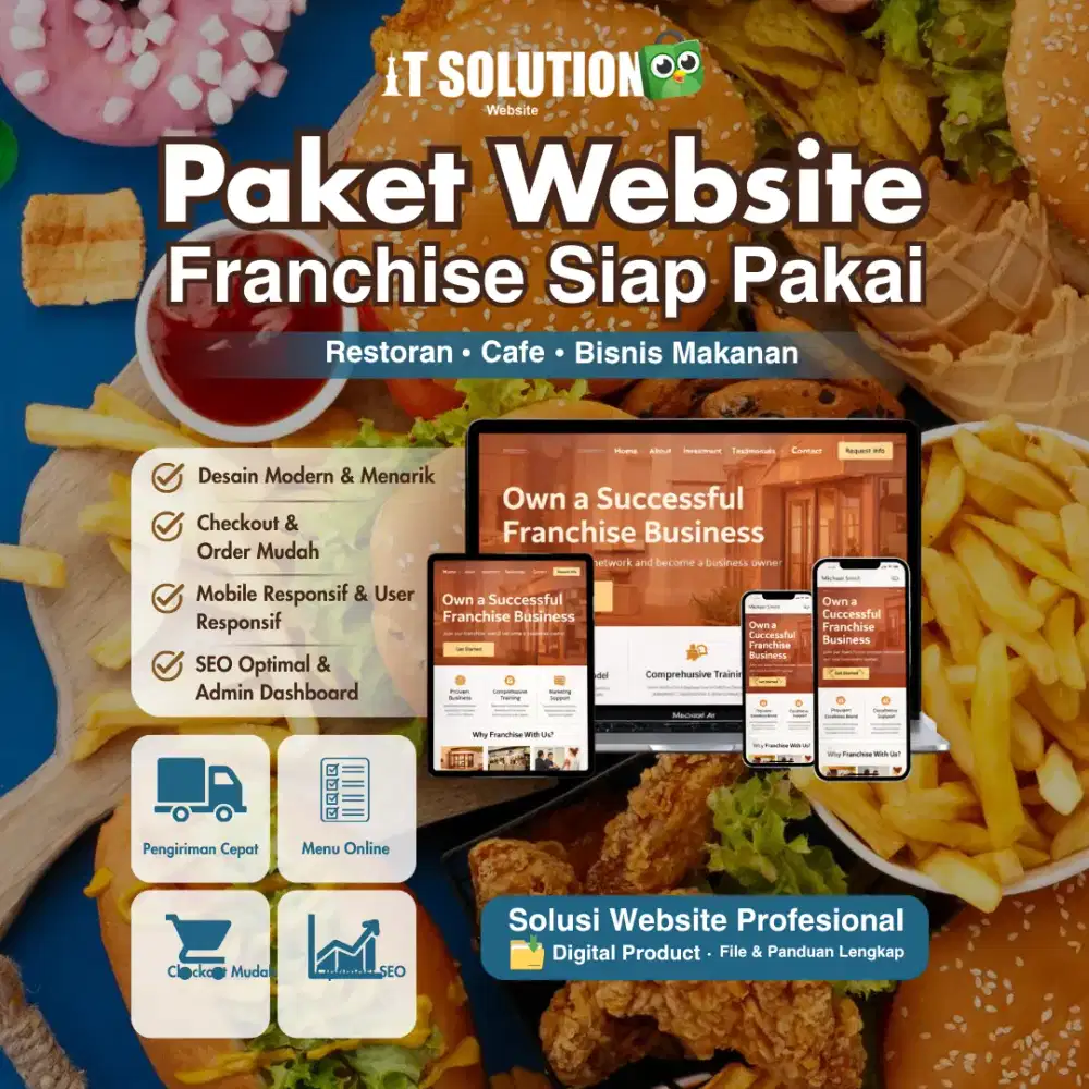 Pembuatan Website Franchise Siap Pakai
