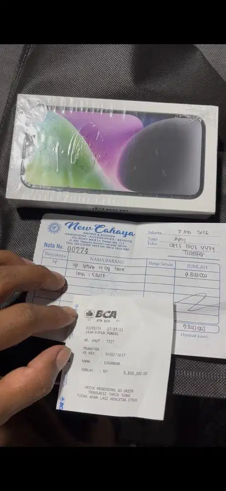 Pemakayan seswai di nota ya belum ada 2 bulan karna ga cocok di pake
