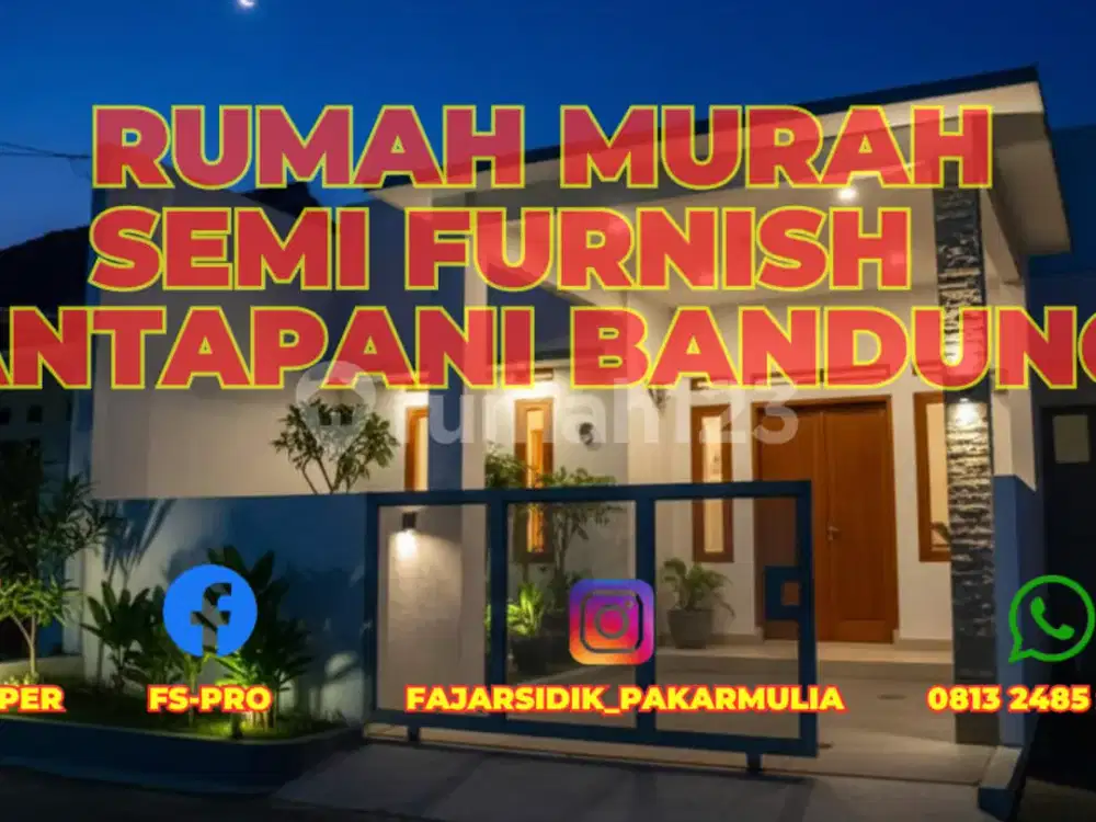 Jual Cepat Rumah Dekat Masjid Siap Huni di Antapani Bandung
