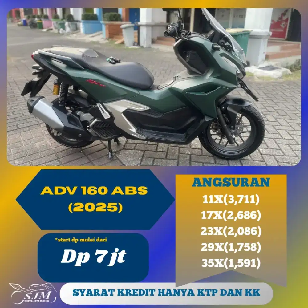 HONDA ADV 160 ABS 2025 MESIN HALUS