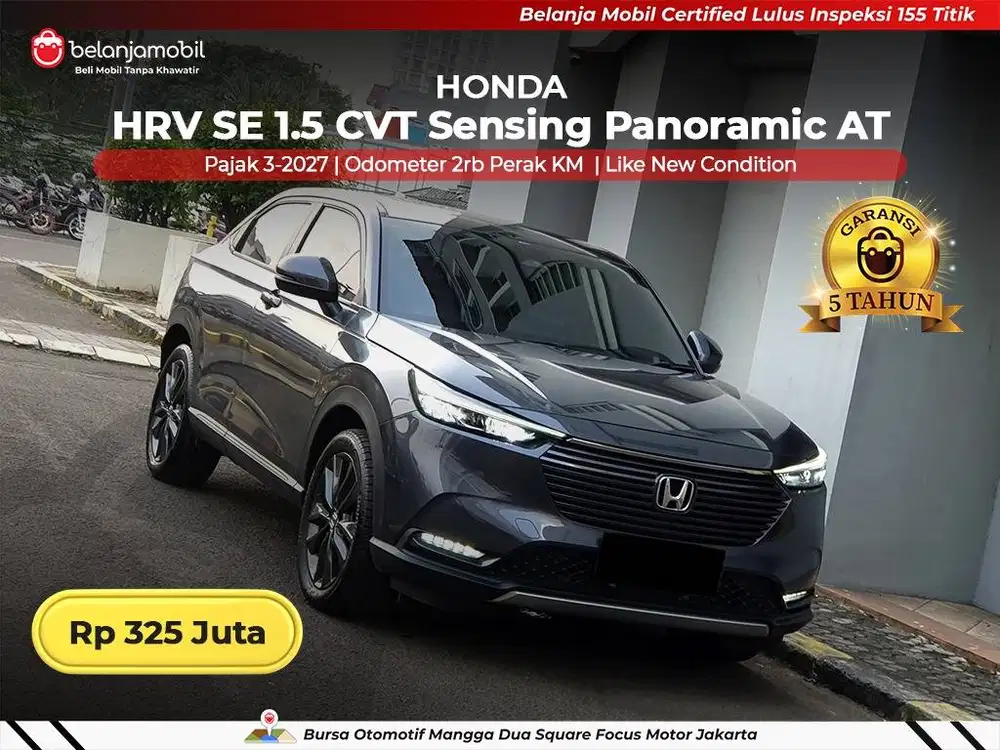 [ LOW KM 2RB ] Honda HRV HR-V HR V SE 1.5 Sensing Panoramic 2024/2025