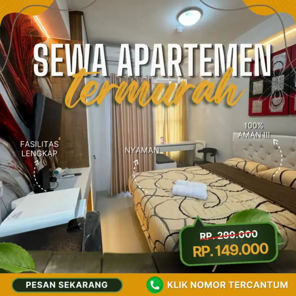 SEWA APARTEMEN TANGERANG EMERALD BINTARO HARIAN/TRANSIT TERMURAH