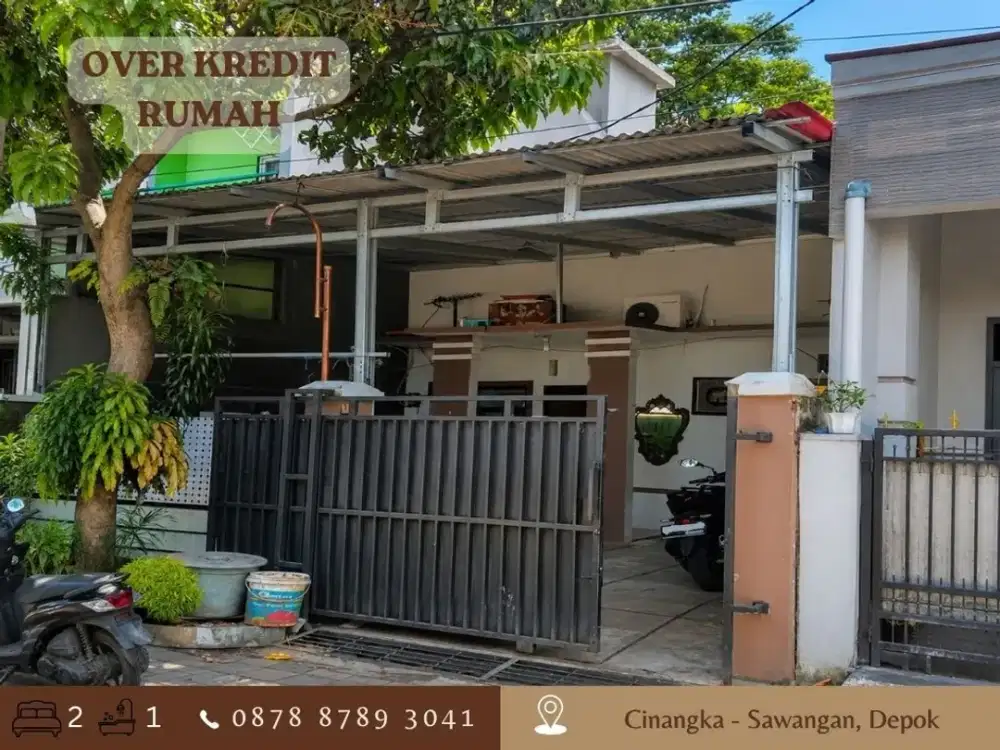 Jual RUMAH OVER KREDIT Cinangka Sawangan Depok 73JT dekat Tol