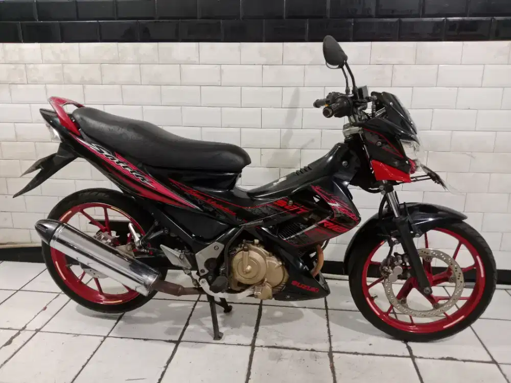 Satria F tahun 2013 cakep siap pakai