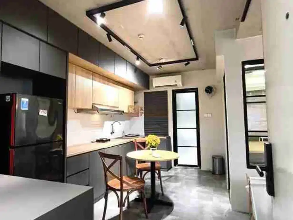 jarang Ada! 1Br Hook 35M² Full Furnished, Interior Modern Kekinian Siap Huni Apartemen Green Bay Pluit Greenbay