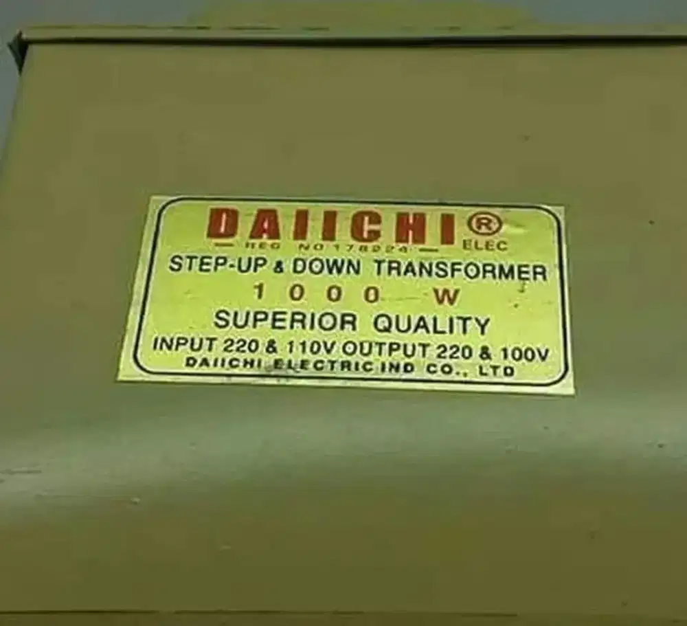 Step up down daiichi
