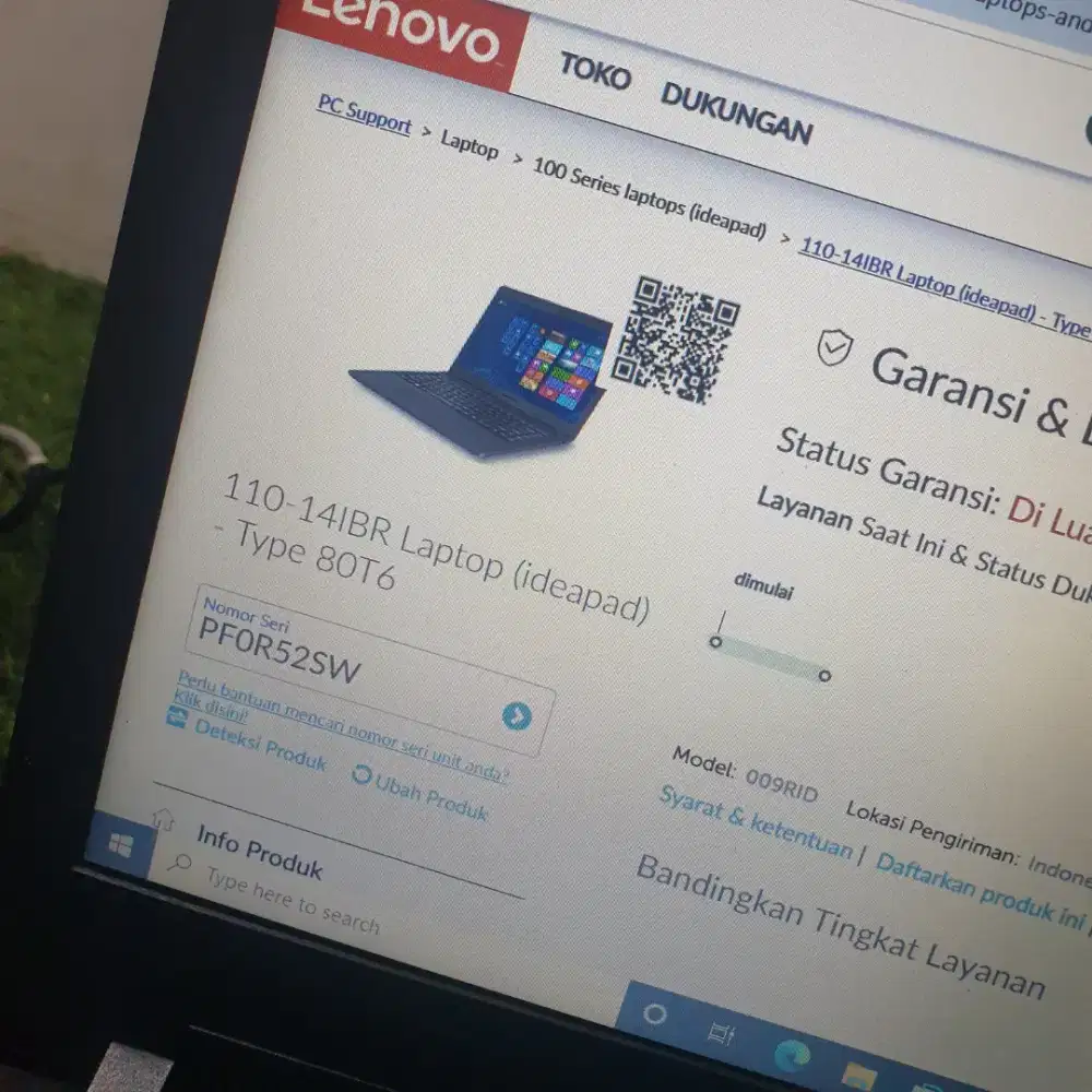 LENOVO IDEPAD 110 - 14IBR