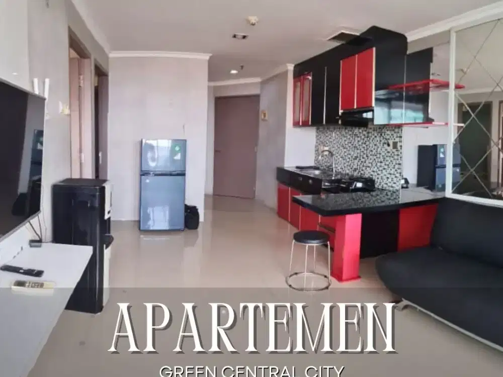DIJUAL MURAH APARTEMEN GREEN CENTRAL CITY TOWER B 1+1BR FURNISHED DI JAKARTA BARAT