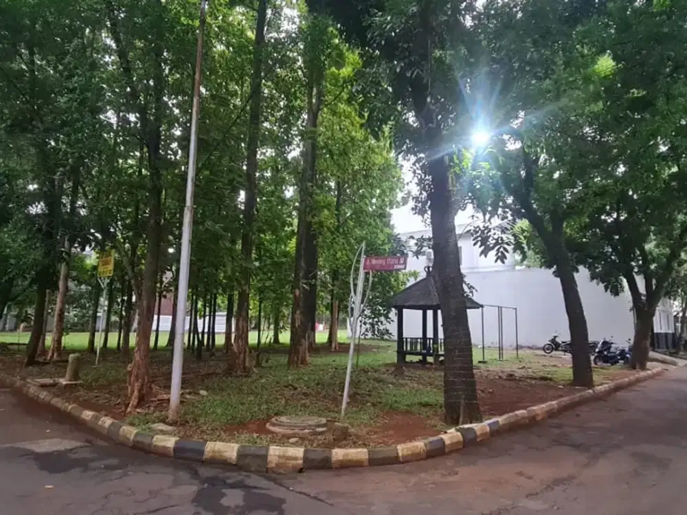 DIJUAL KAVLING @MENTENG UTAMA BINTARO UKURAN 460 m HADAP TIMUR SELATAN LOKASI BAGUS SAMPING AIR MENGALIR