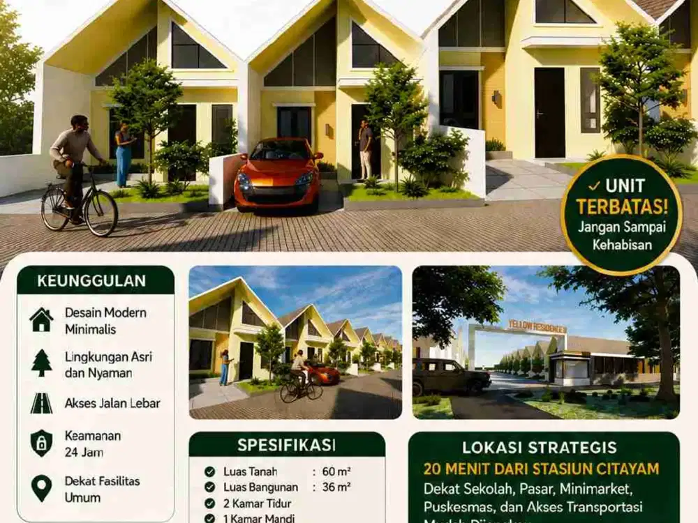 Dijual Cepat Rumah Cantik Lokasi Strategis Di Citayam