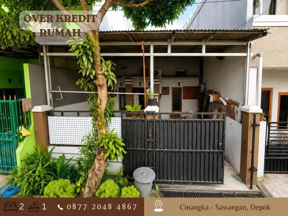 Jual Rumah Take Over 73JT di Ciangka Sawangan Depok dekat Tol