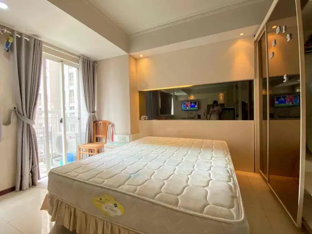 Disewakan tipe studio apartment royal mediterania garden residence
