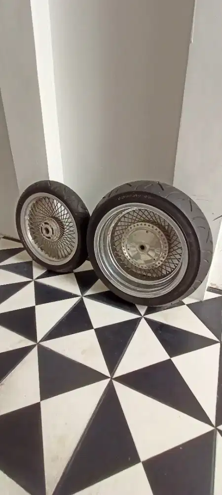 Velg Dan ban low rider tapak lebar