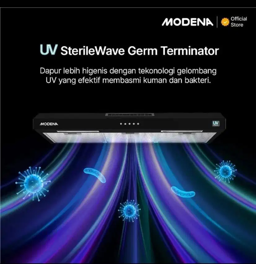 MODENA Purifier Slim Hood - AX 2921 CABK