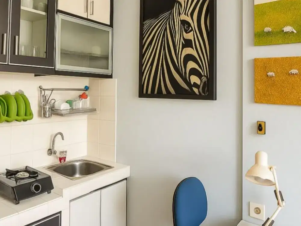 Disewakan Harga PROMO City Park Apartemen Studio Furnish dekat Bandara Soekarno-Hatta