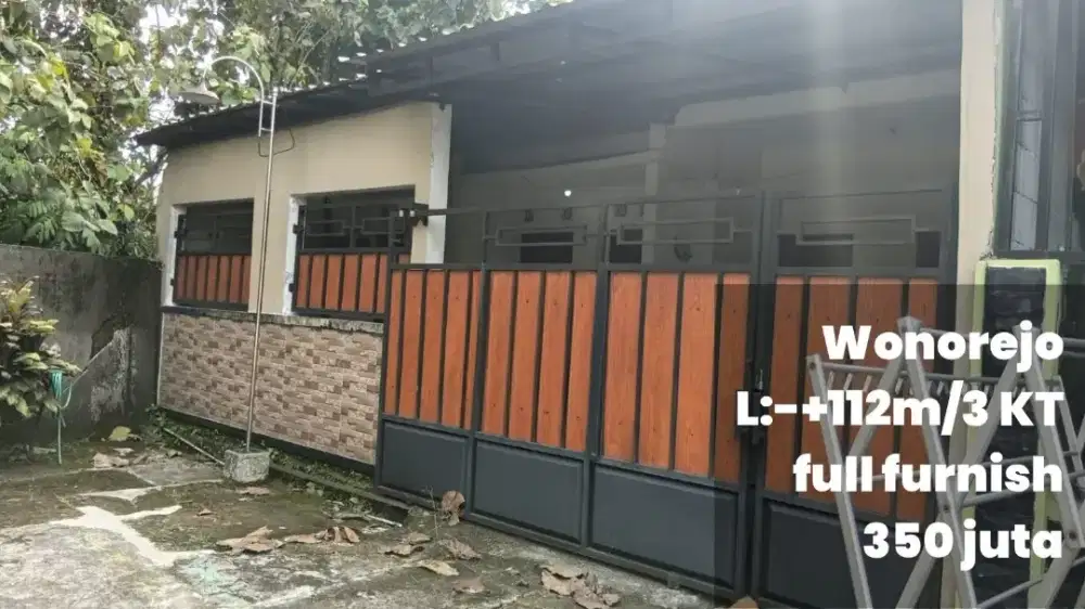 Dijual Rumah Wonorejo full furnish L:-+112m, 3 KT