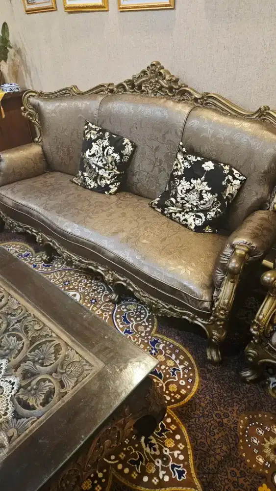 Dijual kursi sofa jati
