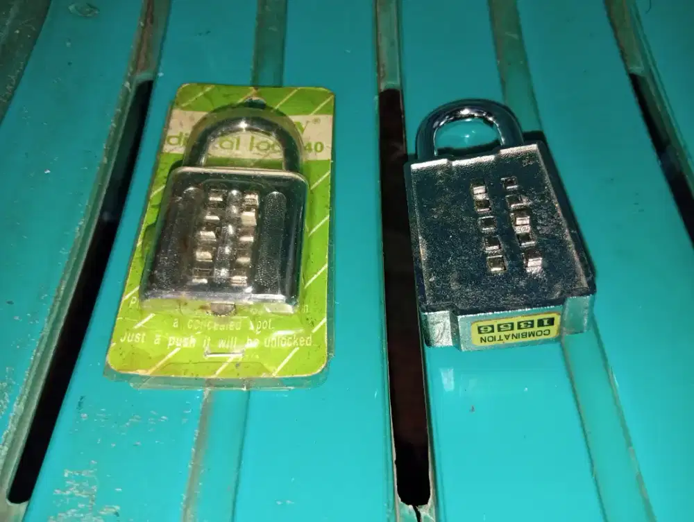 Dijual cepat, digital lock (kunci gembok berkode angka)