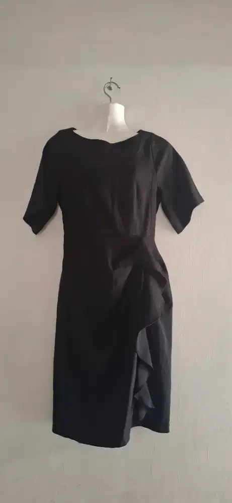 Dress scuba modern import wanita
