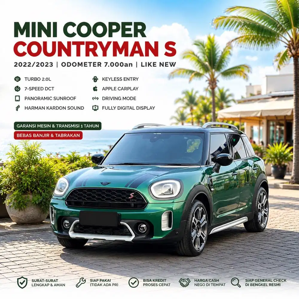 Mini Cooper S Countryman Low Odometer 7000 Like New 2022/2023