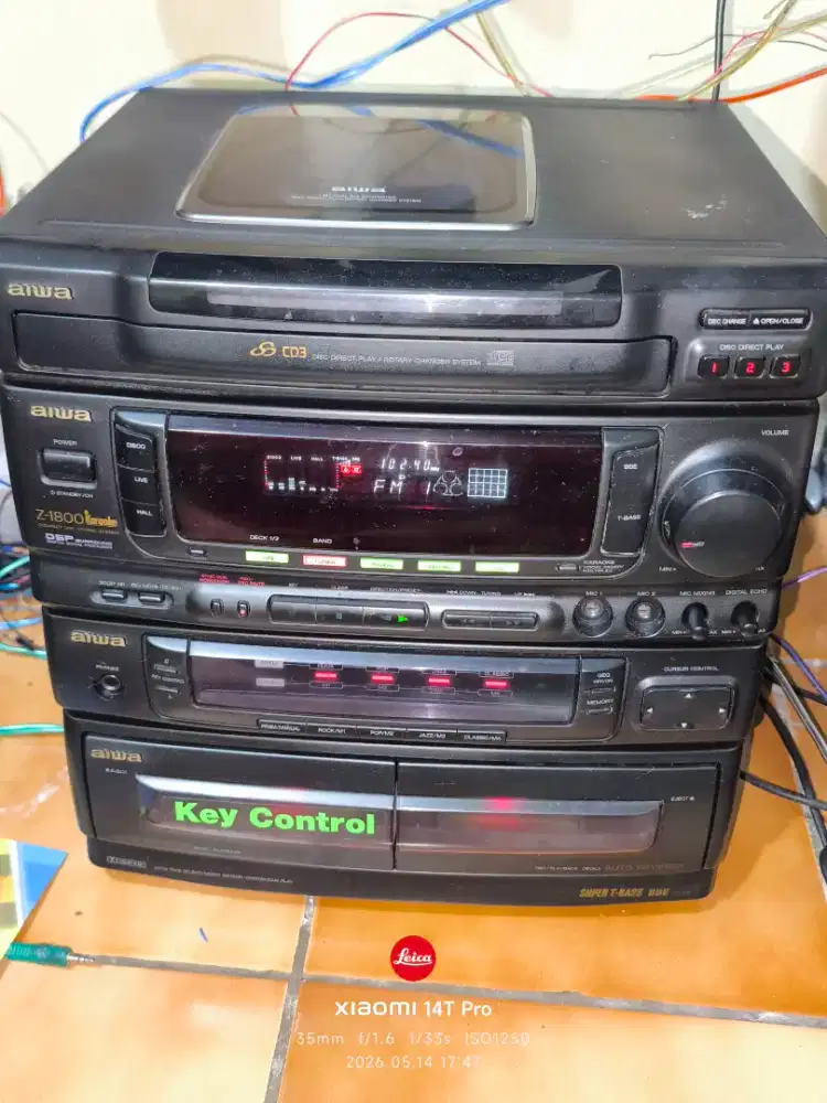 Ijin Berniaga Admin di jual unit tape Aiwa jumbo Z1800