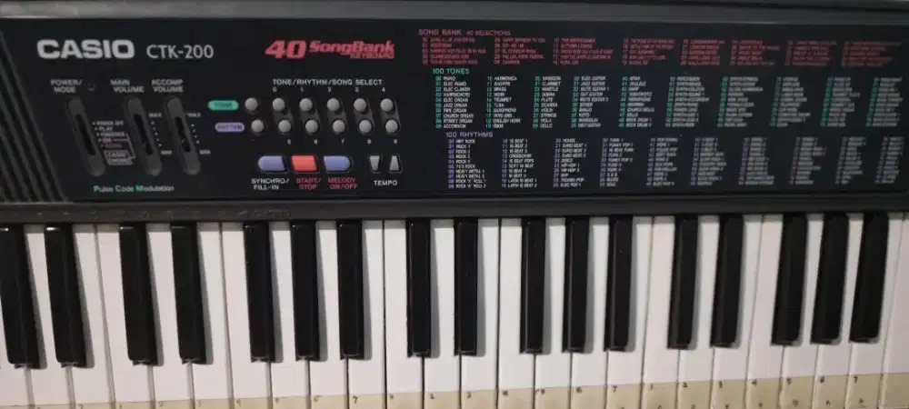 Keyboard Casio CTK-200 Normal Siap Pakai (Murah!)