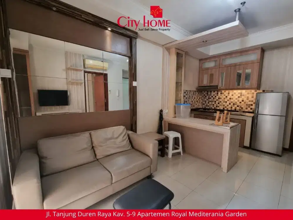 Disewa - 2 BR Furnished Royal Mediterania Garden Apt at Podomoro City