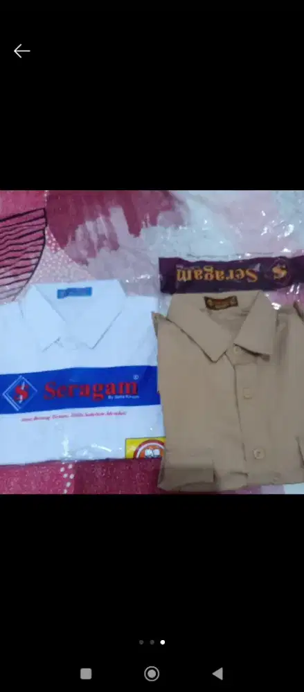 Baju lengan pendek smp