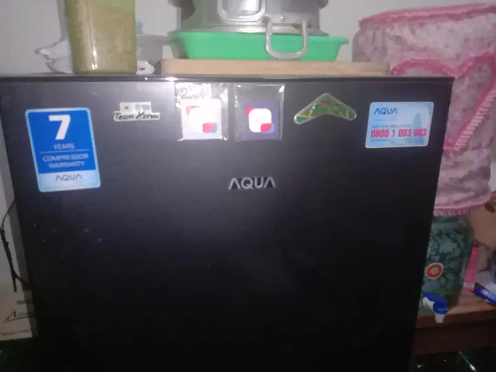 Jual aja kulkas Aqua masih Normal