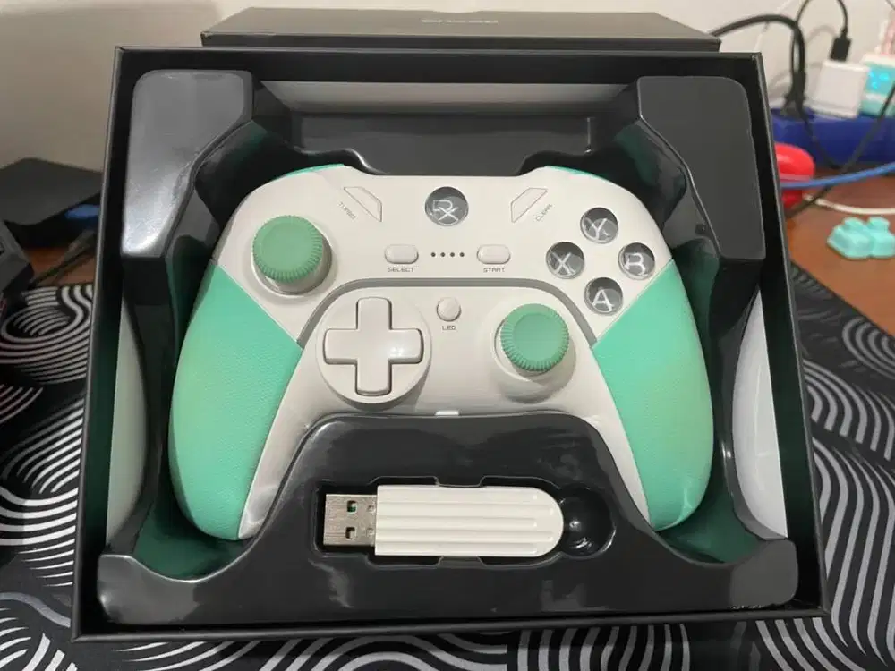 REXUS DAXA-GAMEPAD-ASTERIA AX1 V2 HallEffect 3D White-Mint