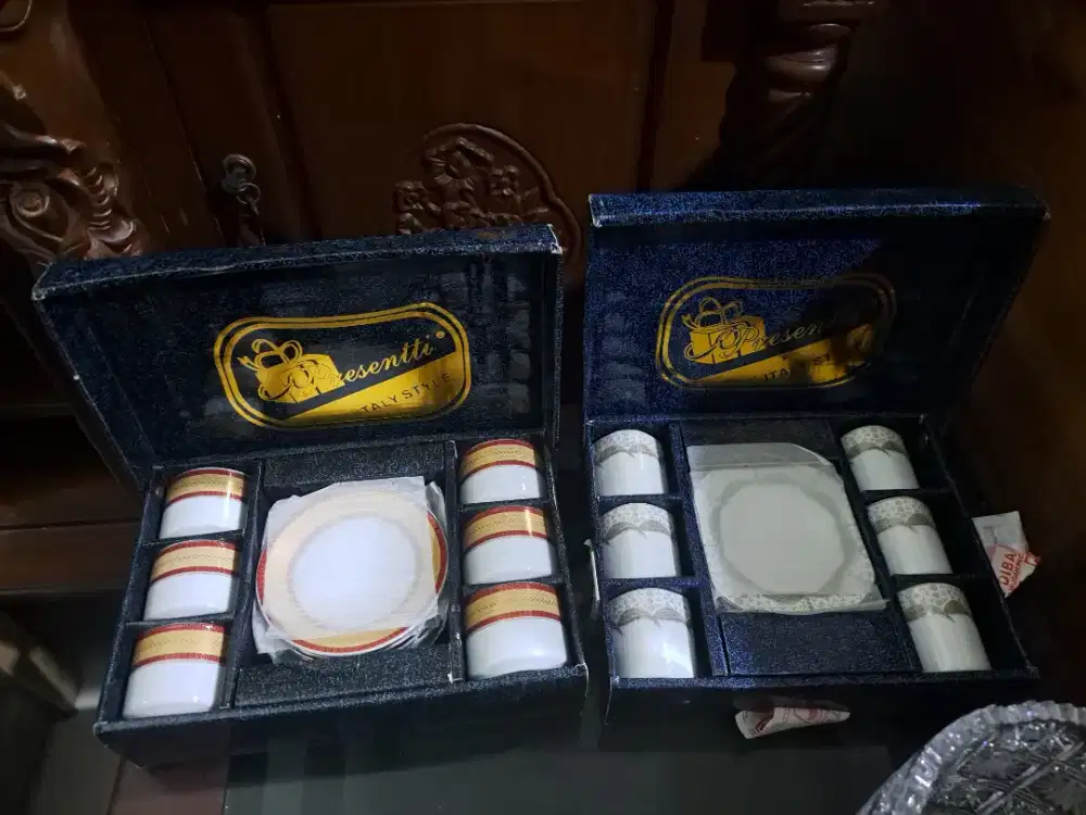 Cup set Pressentti Italy Style (Baca deskripsi)