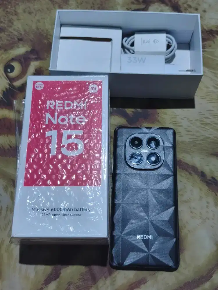 Redmi Note 15 Ram 8/256GB Fullset garansi panjang sampai Juni 2027