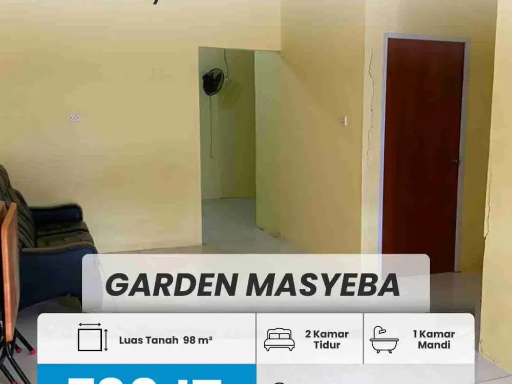 DIJUAL RUMAH GARDEN MASYEBA, BATAM
