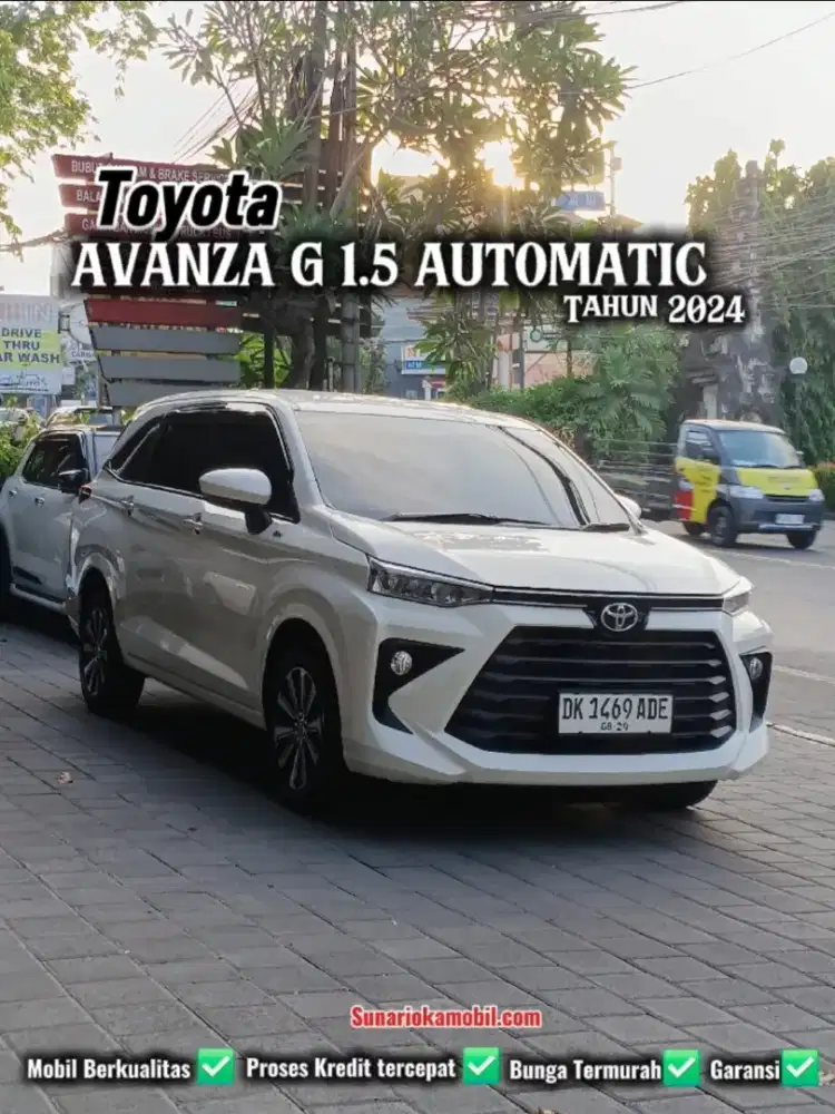 AVANZA G MATIC 1.5 CC Asli Bali Low km seperti Baru