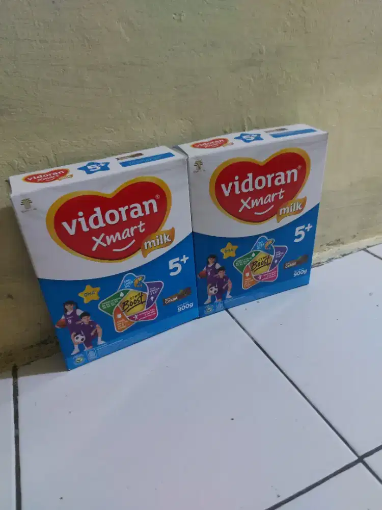 Susu vidoran xmart 5 plus rasa coklat masih baru