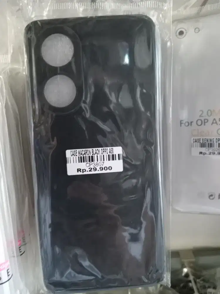 CASE MACARON BLACK OPPO A58 ATLANTIS DAHSYAT