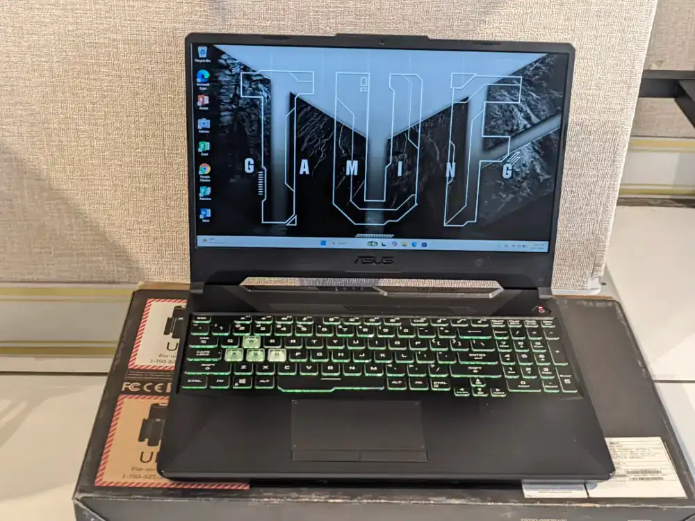 Laptop Asus Tuf Gaming A15 Ryzen 5 5600H Ram 16 GB SSD 512 GB RTX 3050