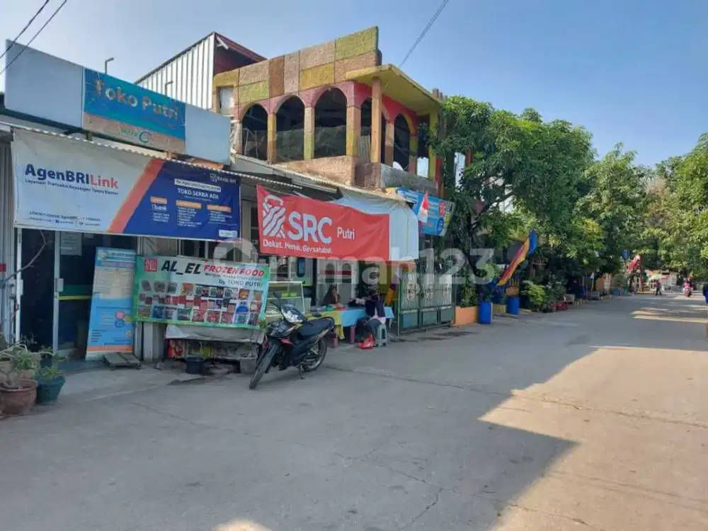 Dijual 2 Rumah Gandeng Toko (2 Kavling) Perum Puri Teluk Jambe Karawang