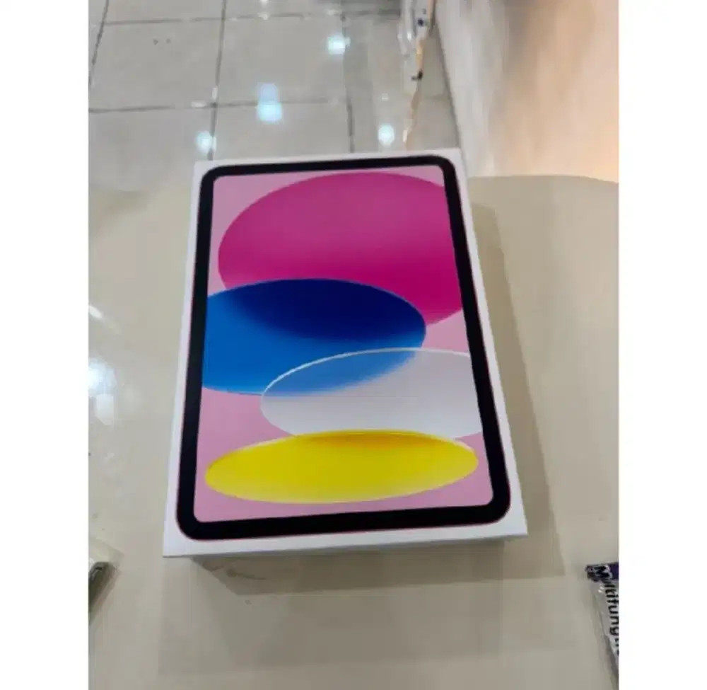 iPad A16 Warna Pink 128Gb New Baru Garansi Resmi iBox