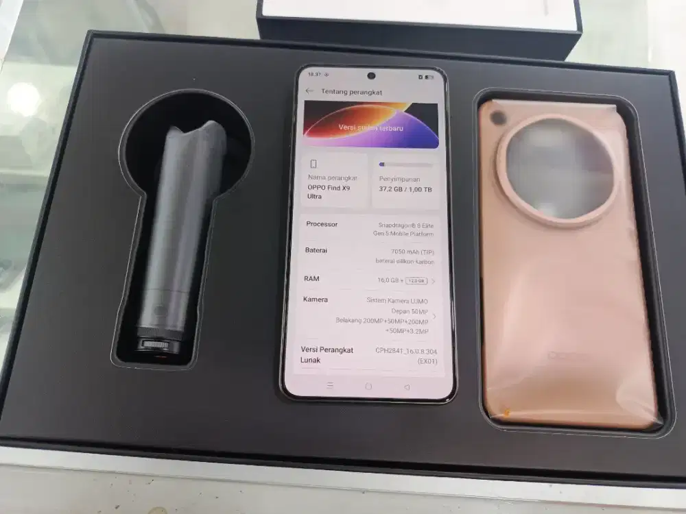 Oppo Find X9 Ultra 16/1tb Black second bergaransi