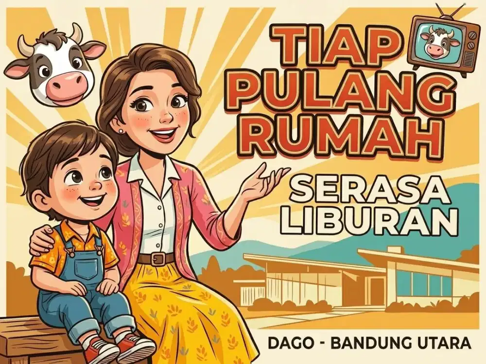 JUAL RUMAH DI DAGO, RESORT DAGO PAKAR, BANDUNG KOTA.