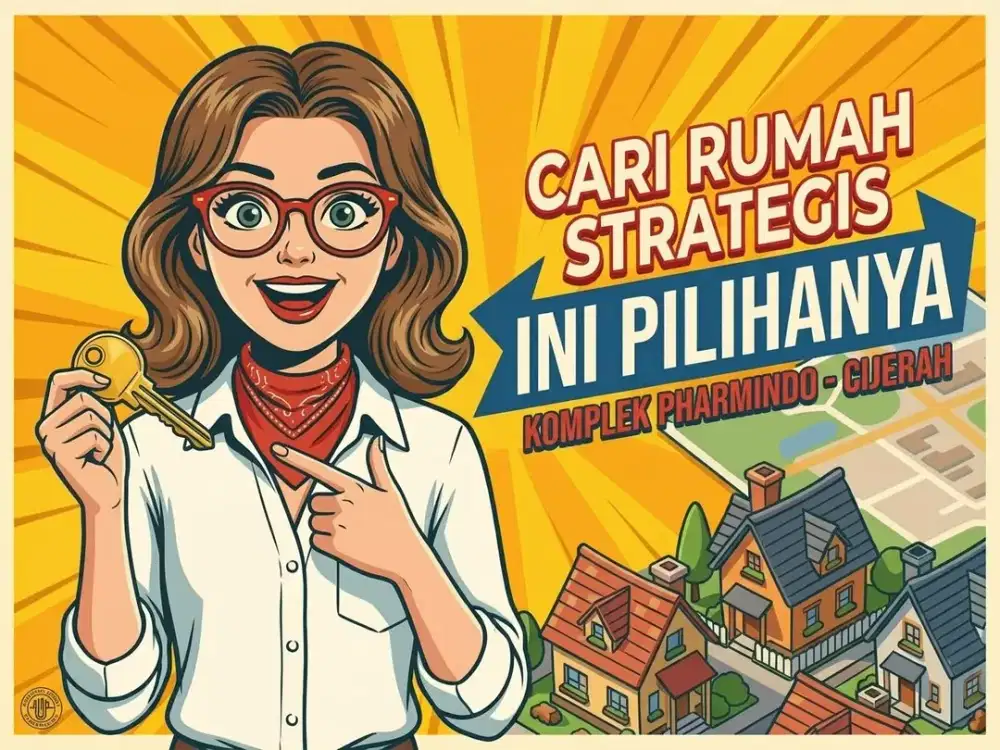 JUAL RUMAH DI PHARMINDO, CIJERAH, MELONG, CIMAHI SELATAN.