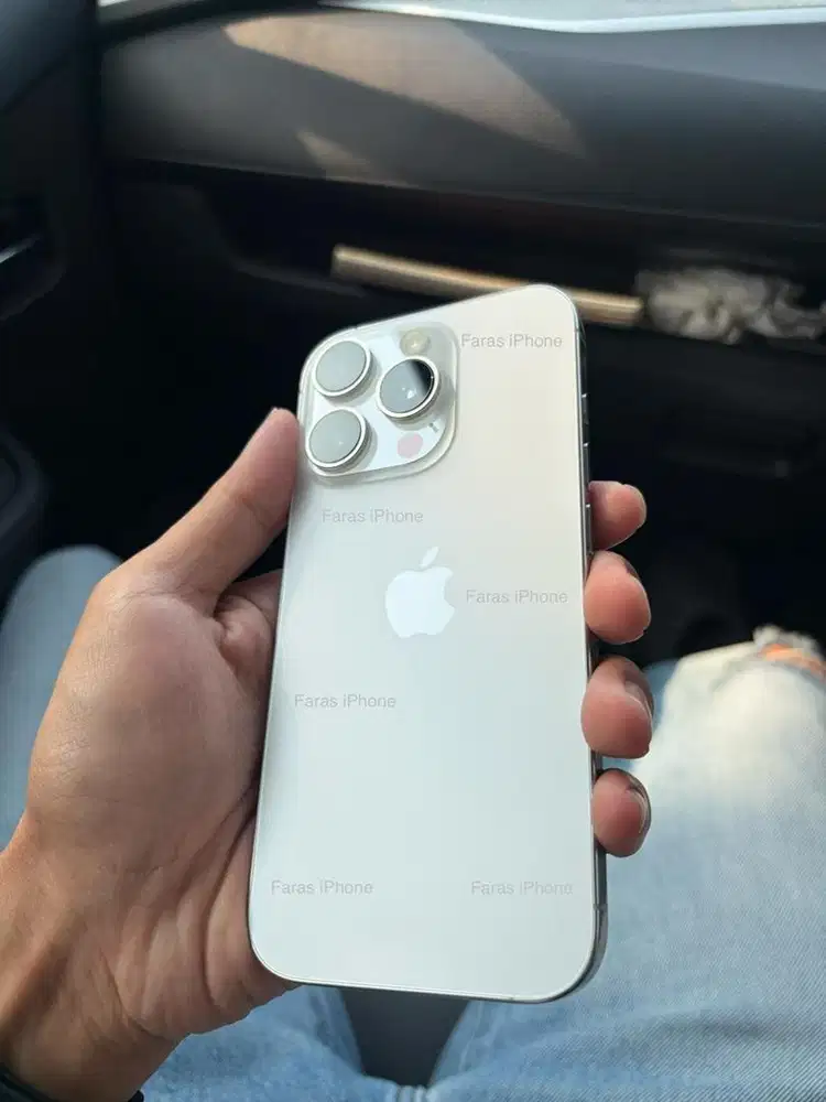 Iphone 16 Pro 256 GB ex Erafone White Titanium (PA/A) Garansi aktif